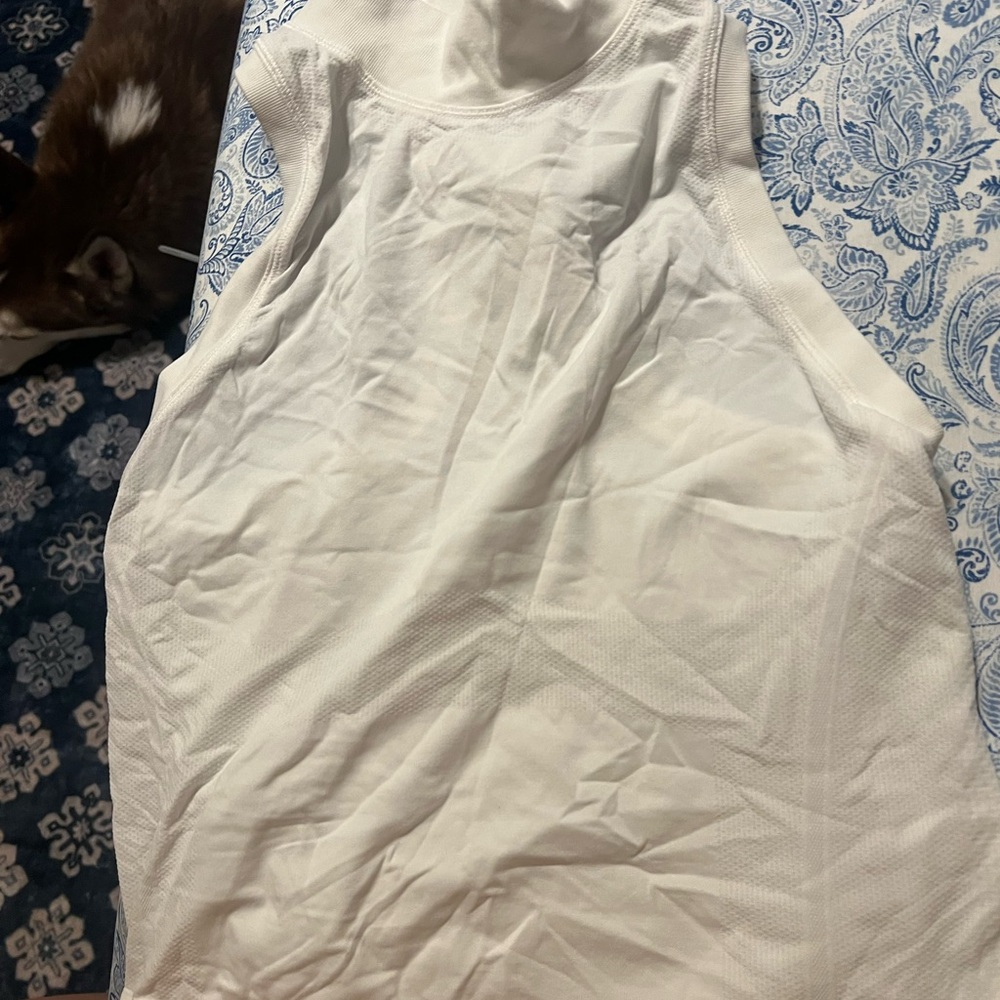 White Sleeveless Top